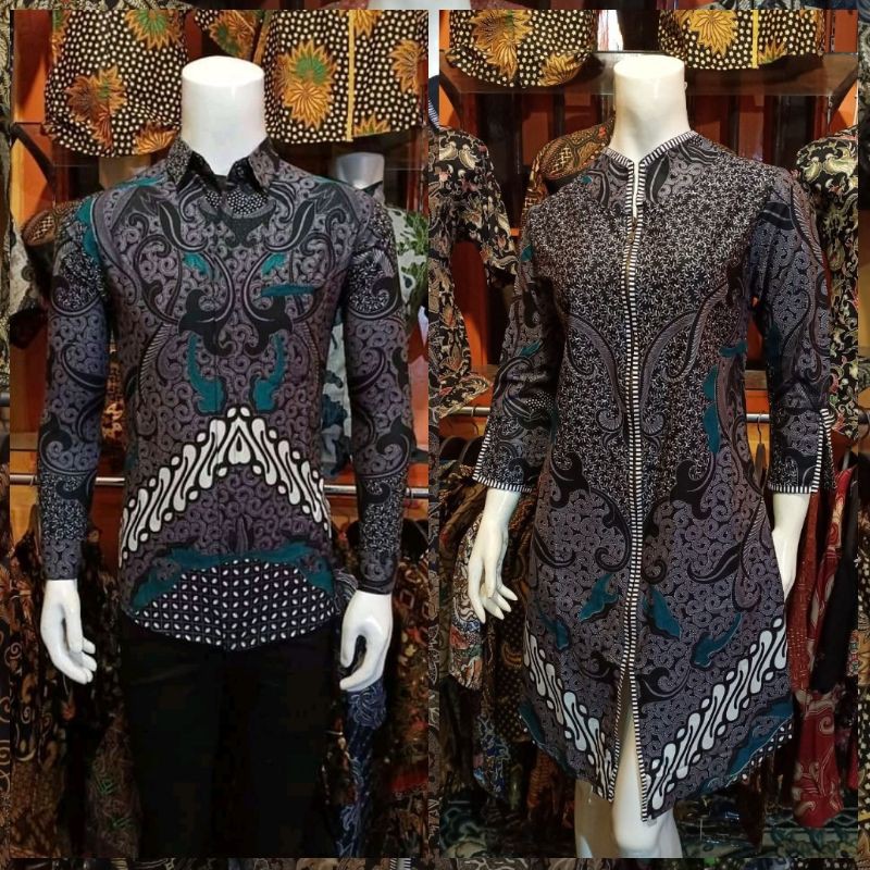 Produsen Dress Batik Couple - Tunik Batik Couple - Kemeja Batik Pria Lengan Panjang - Dress Batik Modern ooWdV6LFqw7zdl