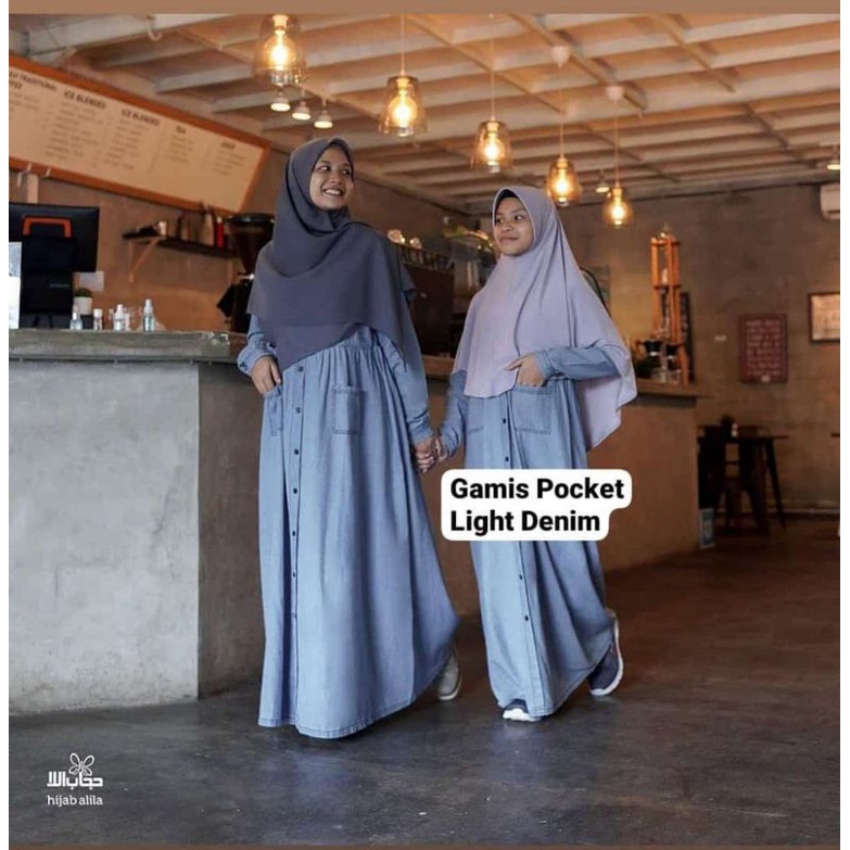 Gamis Denim ~ by Hijab Alila