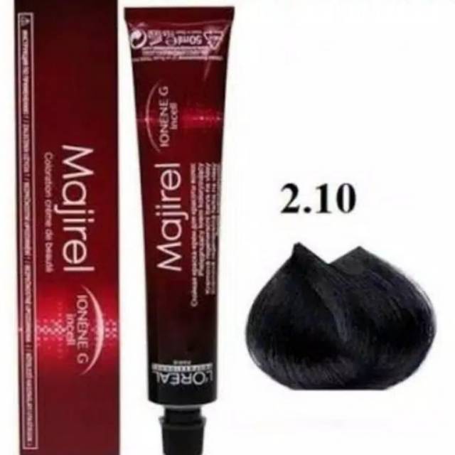 50 ML L'Oreal Majirel No 2.10 Dark Blue Black / Cat Rambut L'oreal / Majirel L'Oreal / Cat Loreal