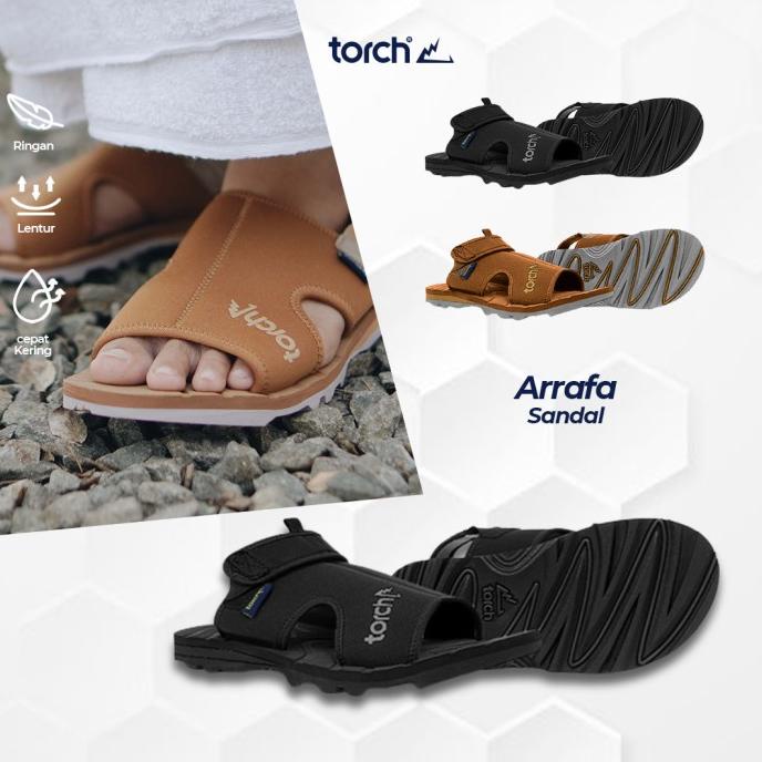 TORCH SANDAL ARRAFA REGENERATION - BLACK