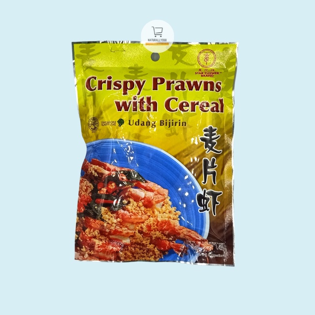 Star Flower Bumbu Udang Gandum / Crispy Prawn With Cereal 85gr