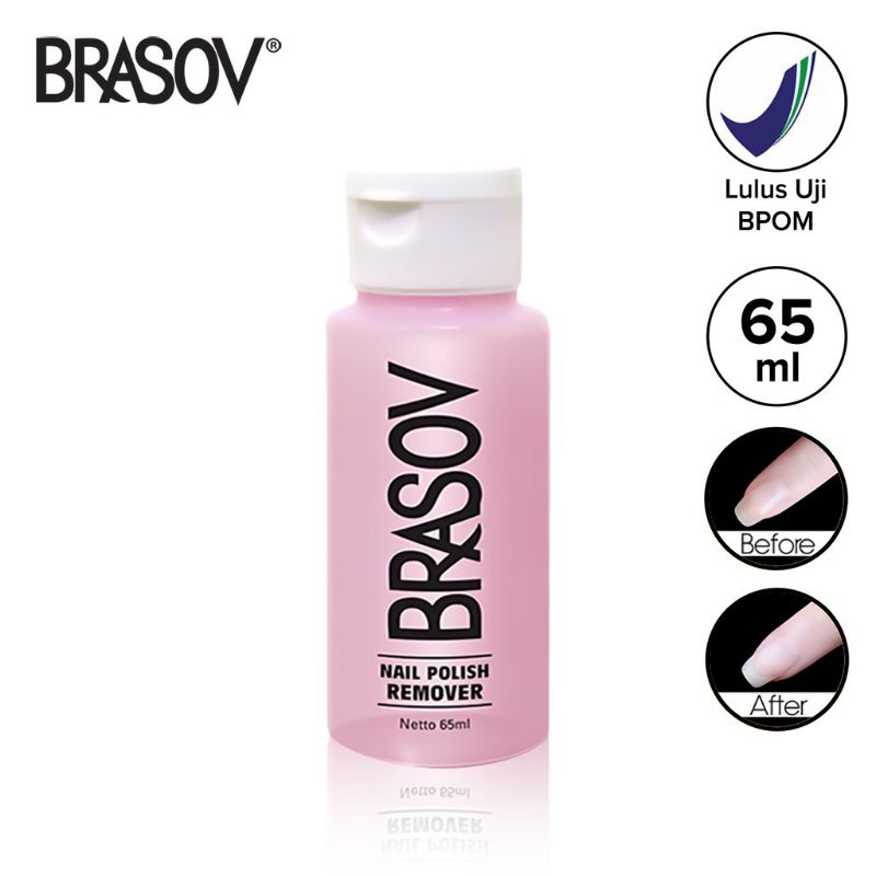 BRASOV NAIL POLISH REMOVER 65ml/BRASOV PENGHAPUS KUTEK