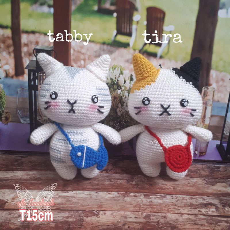 amigurumi kucing gembul boneka rajut
