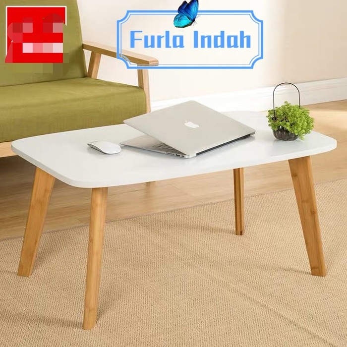 HOT SALE - MEJA TAMU MINIMALIS MEJA TAMU COFFEE TABLE - PUTIH | Shopee