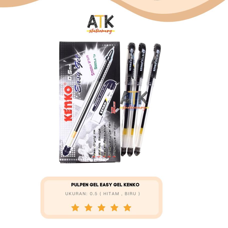 

Baru - Pulpen Easy Gel Kenko 0.5 mm atk