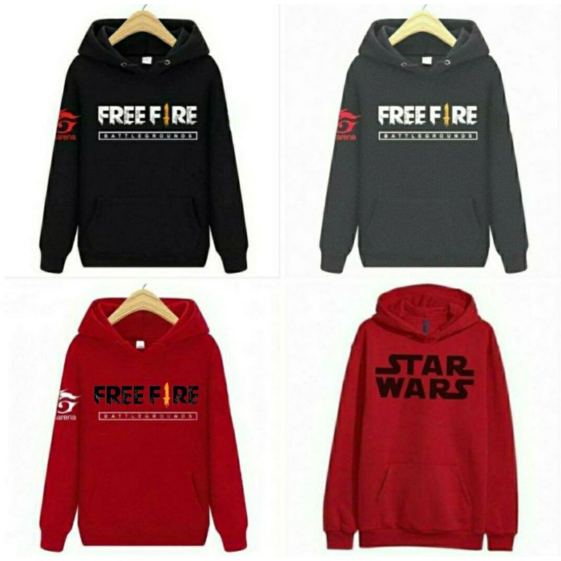 Hoodie Anak Free Fire, Avengers / Jaket free fire anak / Jaket free fire 7 - 14 Thn