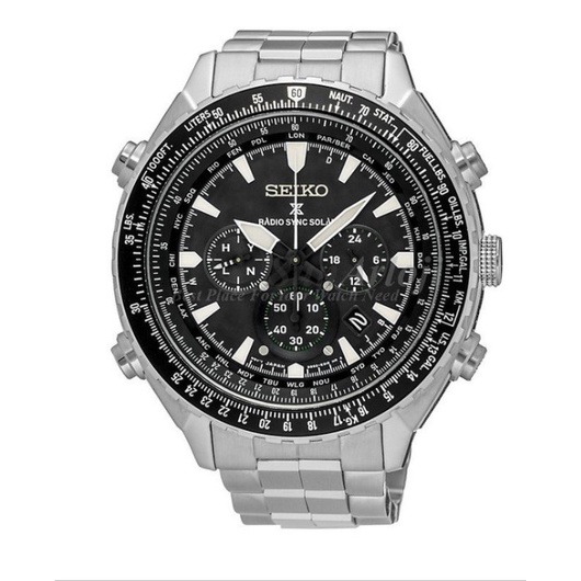 Seiko Prospex SSG001P1 Radio Sync Solar World Time Chronograph