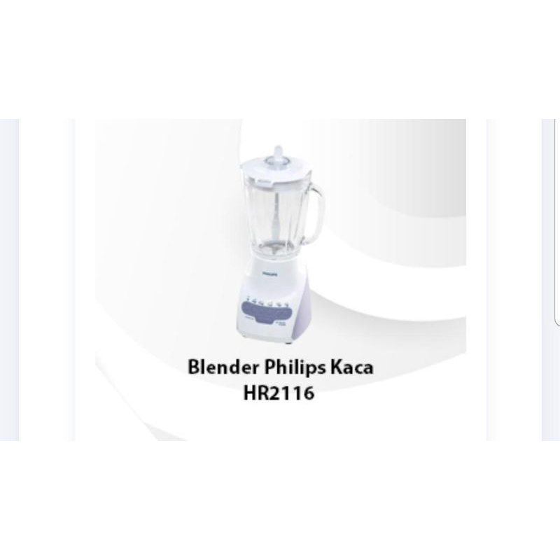 Blender Philips kaca HR2116
