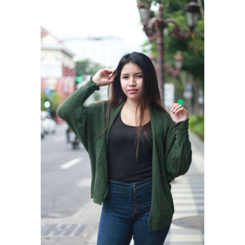 CARDIGAN BATWING | KARDIGAN KELELAWAR RAJUT KNIT