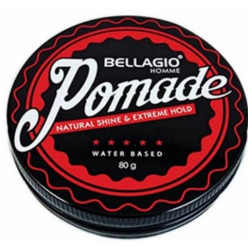 bellagio homme pomade natural shine &amp; extreme hold 80g