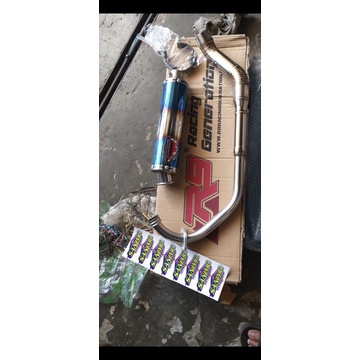 Knalpot R9 Mugello NOBI Asli Byson OLD,Satria Fu R9 BlackCarbon Original