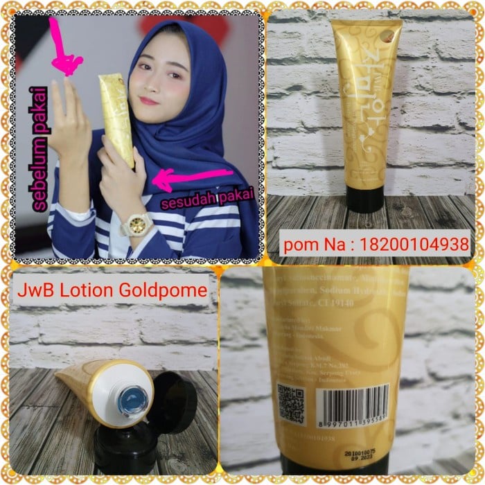 GOLDPOME LOTION ORIGINAL BPOM by JWB / GOLD POME ORI 250gr