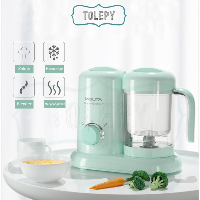 Baby Food Maker 2 in 1 Baby Food Maker Pembuat Makanan Bayi Food Processor Bayi