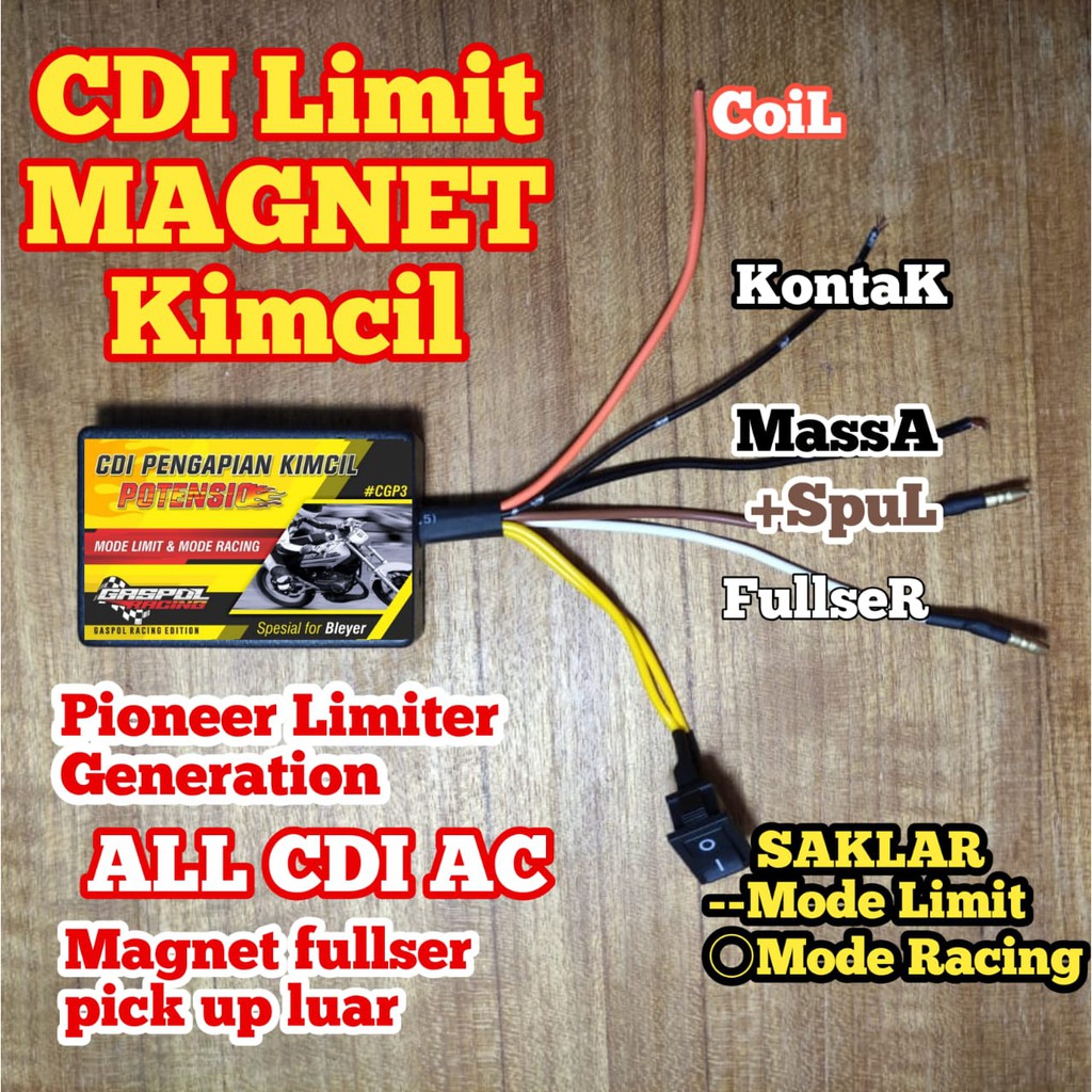CDI Limiter CDI Racing CDI Limit Lost RX King RX K untuk Magnet Kimcil Mode Kupang