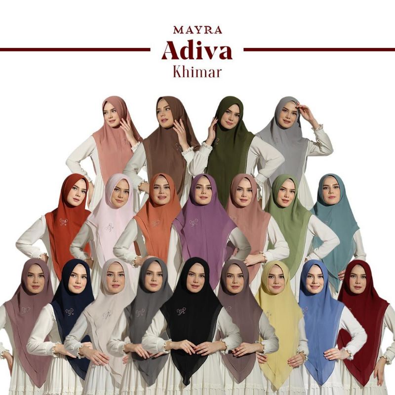 Adiva khimar by Mayra // Khimar mayra // Mini Khimar