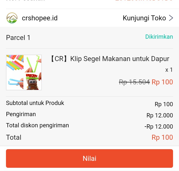 【cr】klip Segel Makanan Untuk Dapur