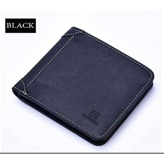 PROMO!!! Dompet Lipat Pendek Keren Pria ORI Import Korean Kualitas Premium Men Short Wallet