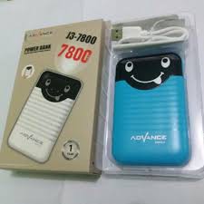 Power Bank Advance J3 - 7800 mAh