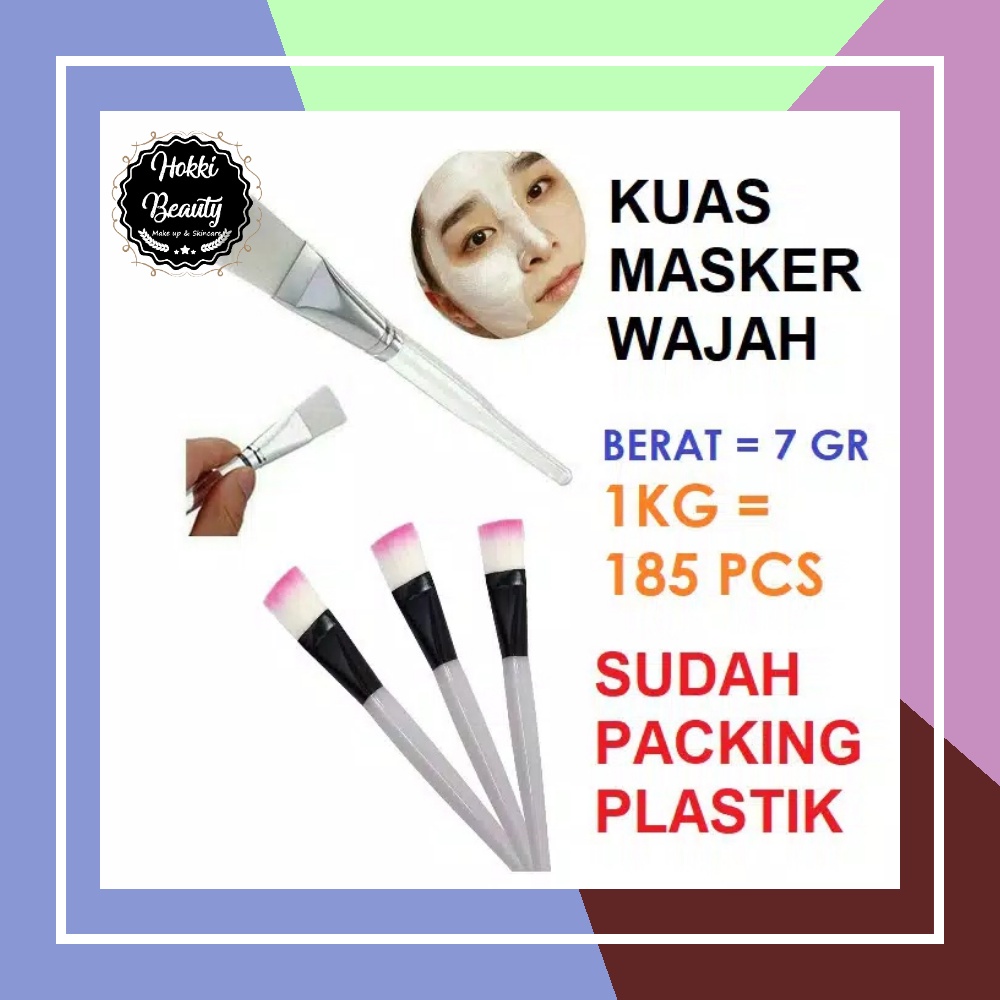 KUAS MASKER MURAH BERKUALITAS - KUAS MASKER GAGANG BENING