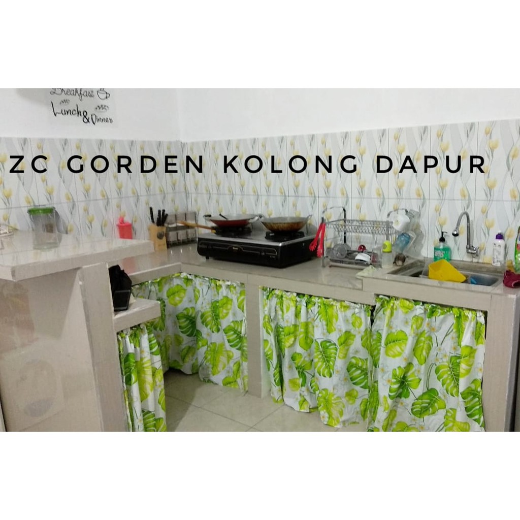 gorden kolong dapur / gorden meja dapur / gorden kolong / gorden shabby / gorden meja kompor / gorde