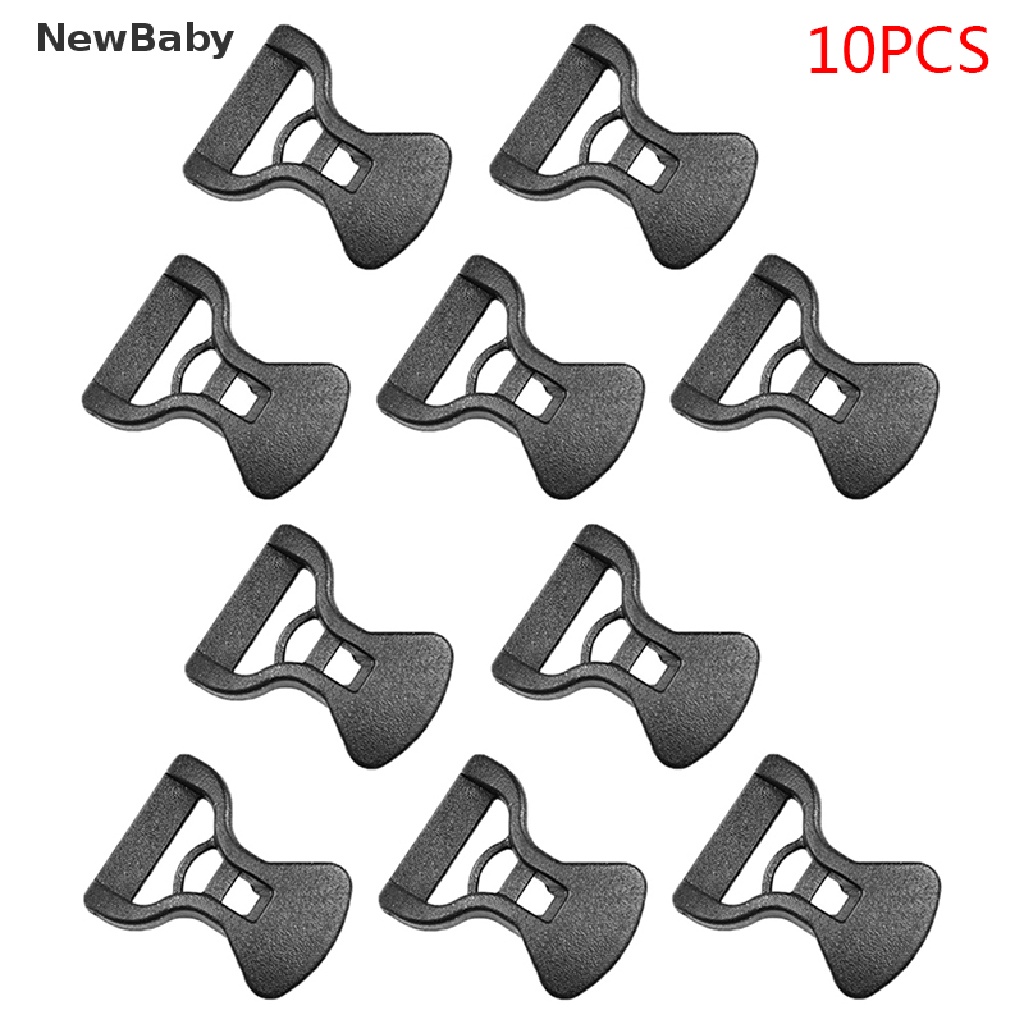 NewBaby 10Pcs Camping Awning Tent Guyline Runner Guy Lines Stopper Cord Rope Tightener ID