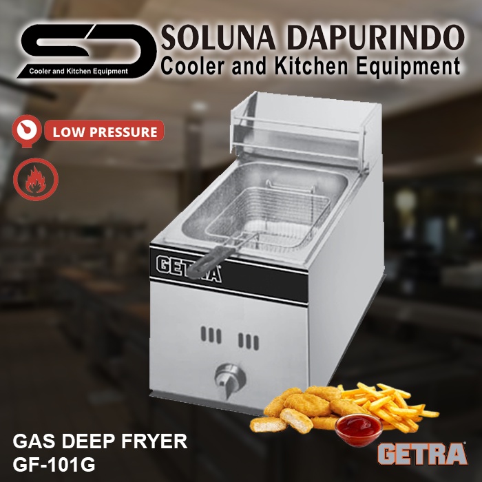 Jual GETRA Gas Deep Fryer GF101G / Penggorengan Gas / GF101G Shopee