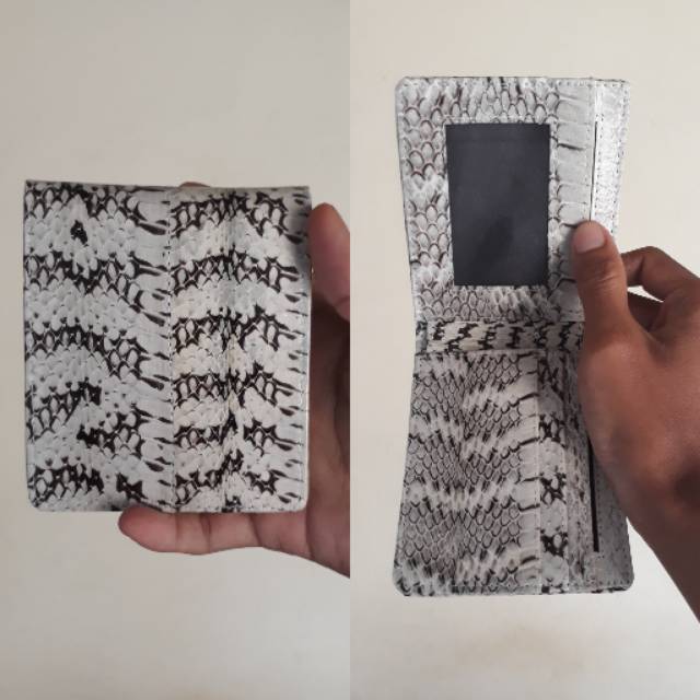 Dompet trend terkini kulit ular cobra asli dompetkulitjambi jambi