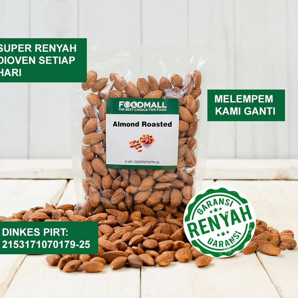 

10.10 SALE Almond Roasted 250 gram / almond panggang !