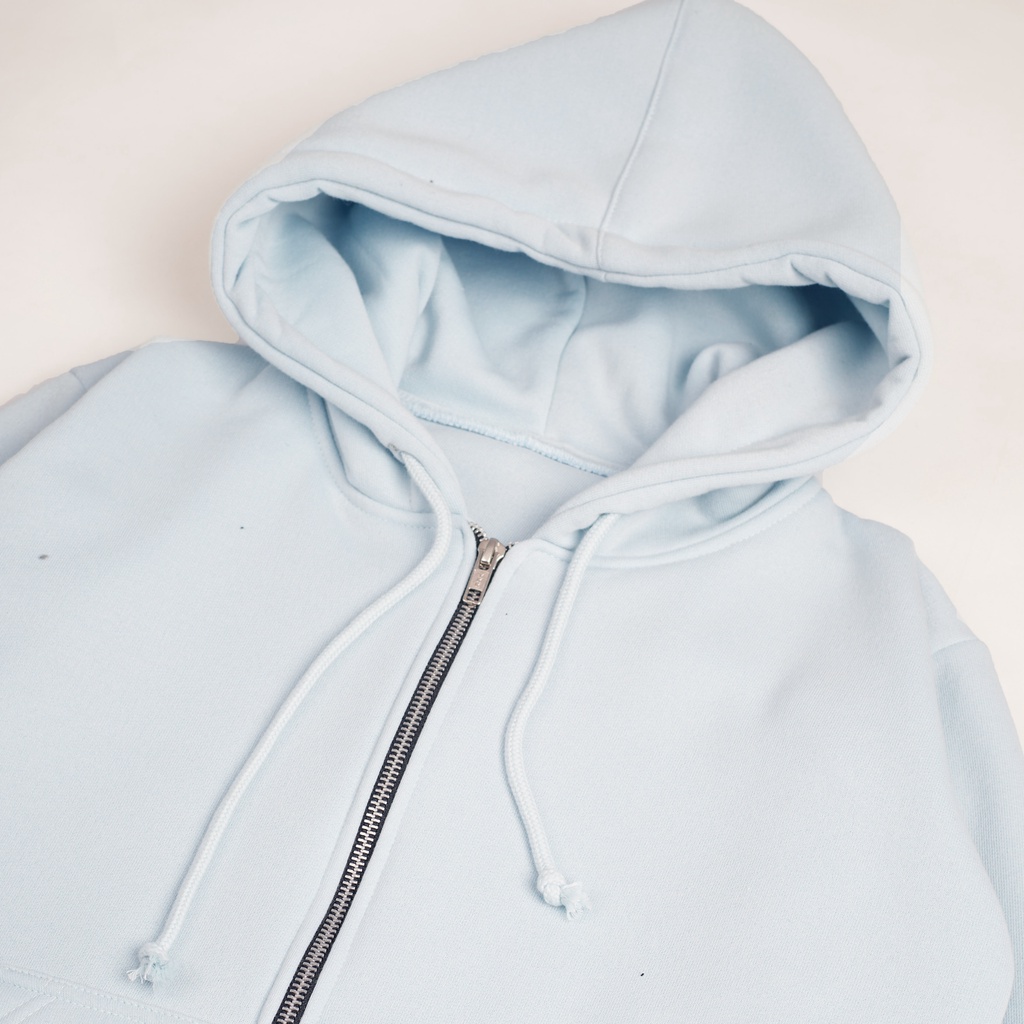 ZIPPER HOODIE SKY BLUE