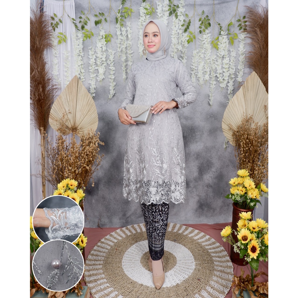 ADE&gt; TERPOPULER ! TUNIK TERBARU / BAJU KEBAYA MODERN / KEBAYA TILE KAYRA / KEBAYA PESTA KEKINIAN