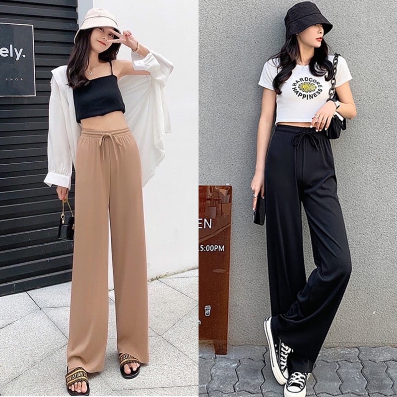 Korean Long Pants / Celana Culotte Wanita / Celana Kulot Knit Kiyora Premium Long Pants / Jolla Pants