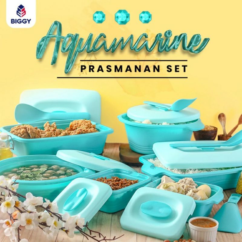 Prasmanan Set 16 Pcs Aquamarine by Biggy
