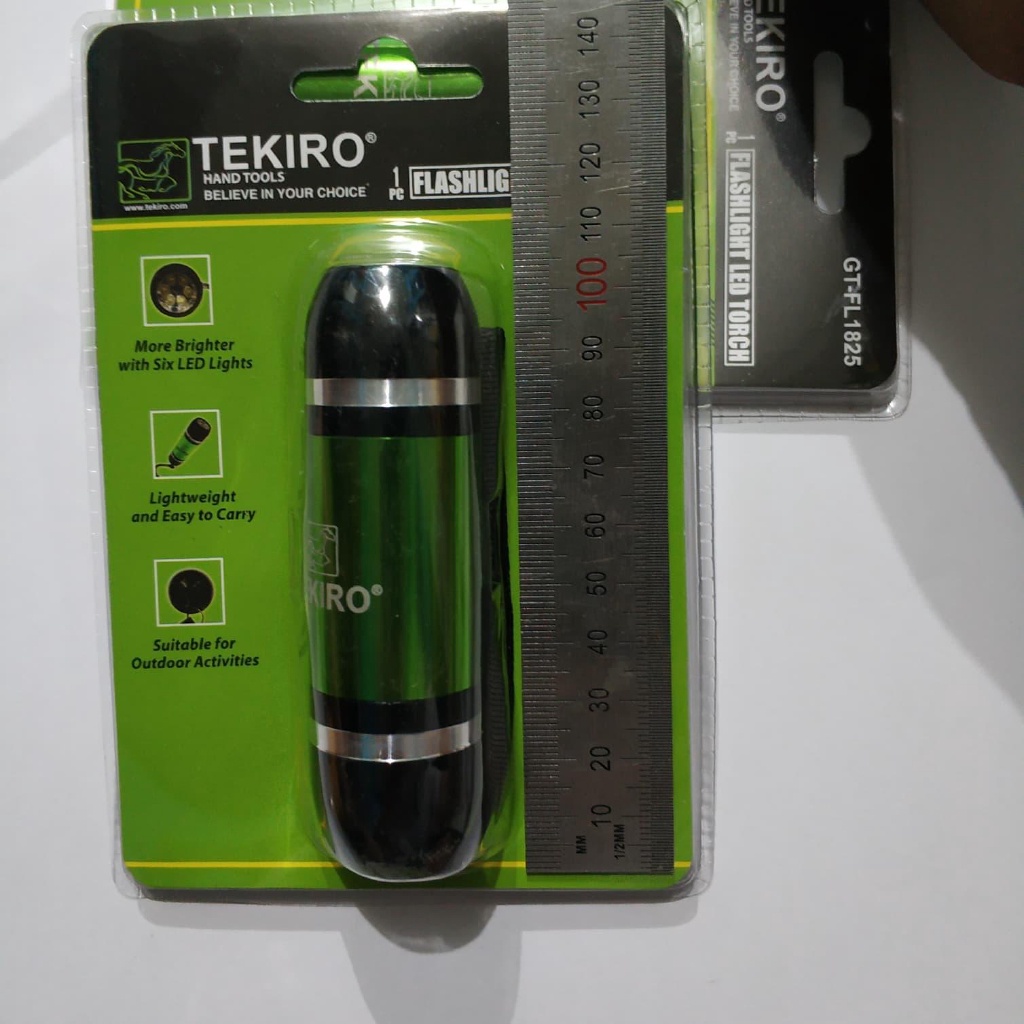 TEKIRO FLASHLIGHT LED TORCH Tekiro SENTER LED MINI GT-FL1825