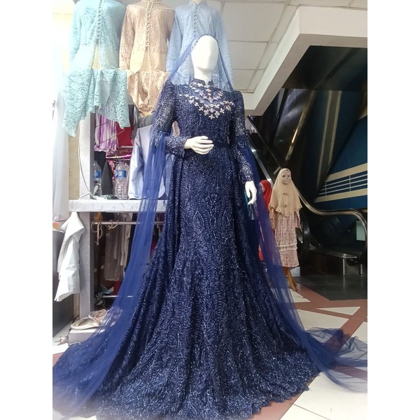 GAUN WEDDING BALERO | GAUN JUBAH|BAJU WEDDING BEREKOR | GAUN MEWAH  FUL PAYET | GAUN MODERN/