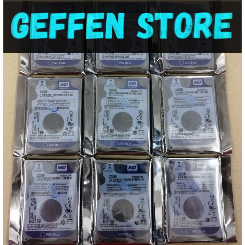 HDD / Hardisk 320 GB BARU  / NEW Notebook / Laptop WD / HITACHI GEFFEN STORE Obral / Promo