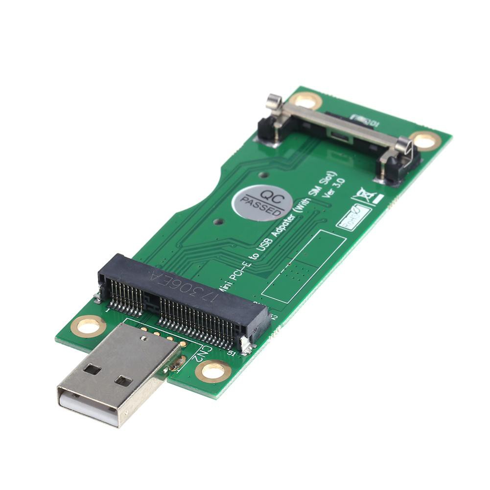 MOJITO Mini PCI-E to USB Adapter with SIM 8Pin Card Slot for WWAN/LTE Module