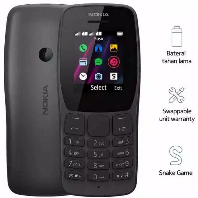 Nokia 110 2019 HP NOKIA 110 Dual Sim COD BERGARANSI
