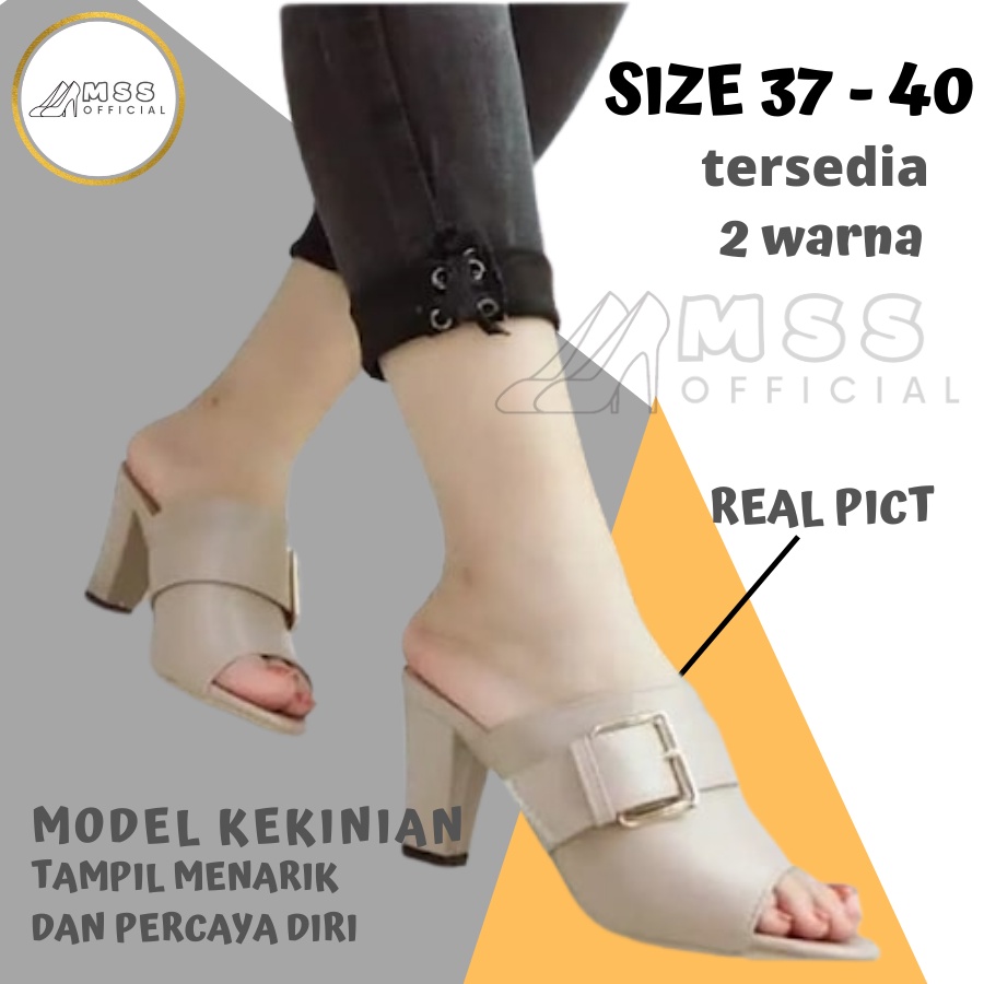 SANDAL HIGH HEELS HAK TAHU SANDAL WANITA HIGH HEELS HAK TAHU SELOP SLOP CEWEK JALAN HAK TINGGI ACARA