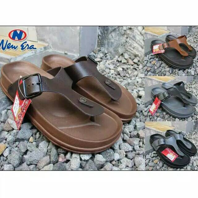 PROMO!!! Sandal Jepit Pria Casual  -NEW ERA MB E 1253- 100% Original.