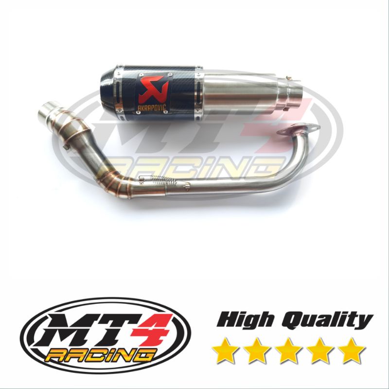 Knalpot Akrapovic GP M1 fulset Matic Vario 150 PCX 160 NMAX New Aerox 155 Beat Fi Scopy