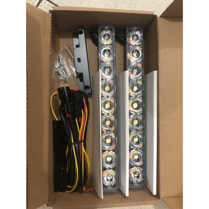 Lampu Led DRL Sen Flowing Running DRL Putih Terang Sen Flow Kuning Run _art