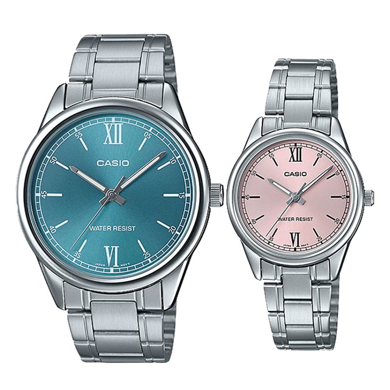 JAM TANGAN COUPLE ORIGINAL MTP V005D 3B WITH LTP V005D 4B2 COUPLE LTP-V005D-4B2 MTP-V005D-3B ST