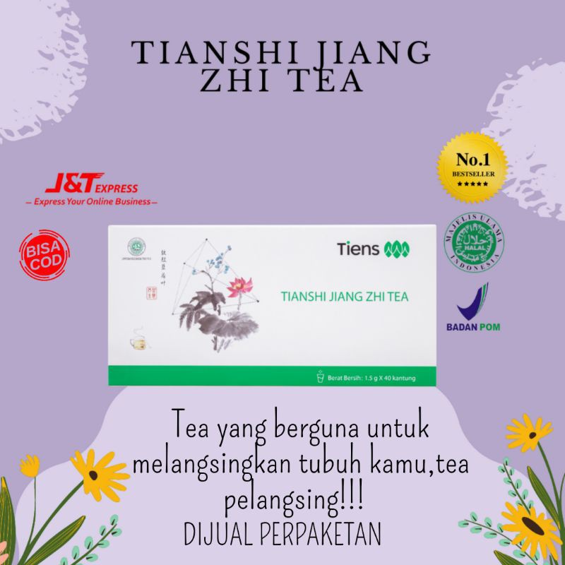 [COD]Jiang Zhi Tea/Tea Pelangsing/Pelangsing tubuh herbal/Jiang Zhi Tea Tiens