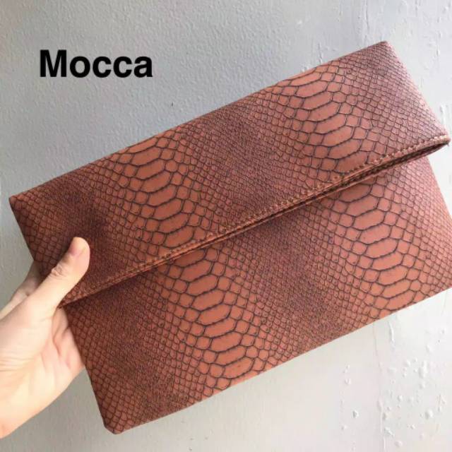 Clutch  Kekinian 2022 Zamzam KULIT ULAR | Dompet Panjang Wanita