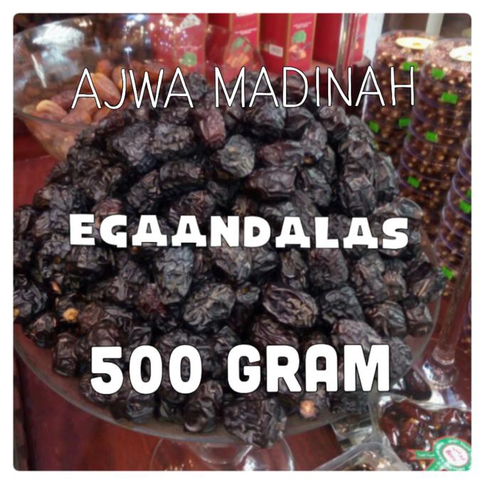 

ENAK Kurma Ajwa Kurma Nabi Asli Madinah 500gram Jumbo !!! BANYAK RASA