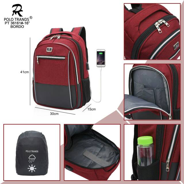 tas ransel punggung original polo trands