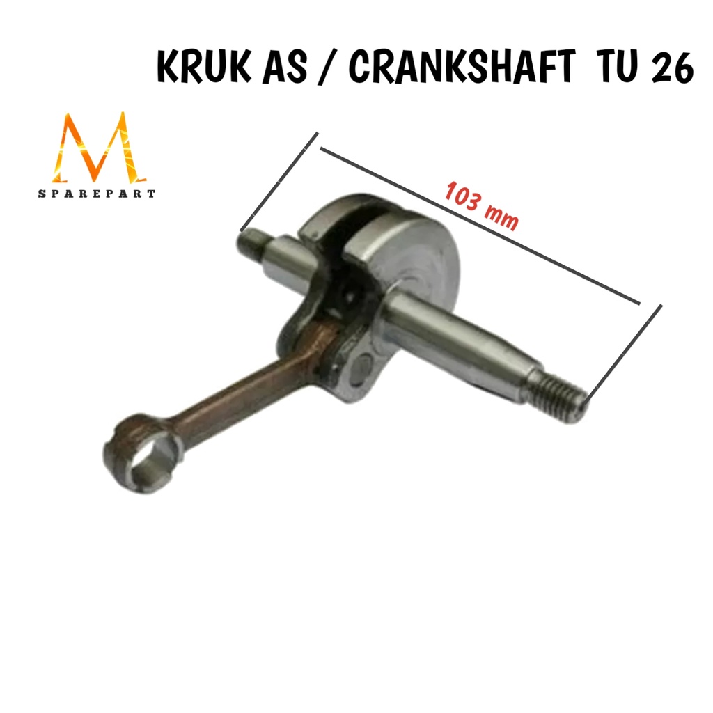 Crankshaft Kruk As Mesin Semprot Hama Tu26 TNK777 767