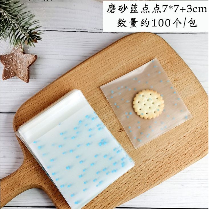 

Plastik Fancy Cookies - Kue - Permen - Accessories BLUE DOT 7x7