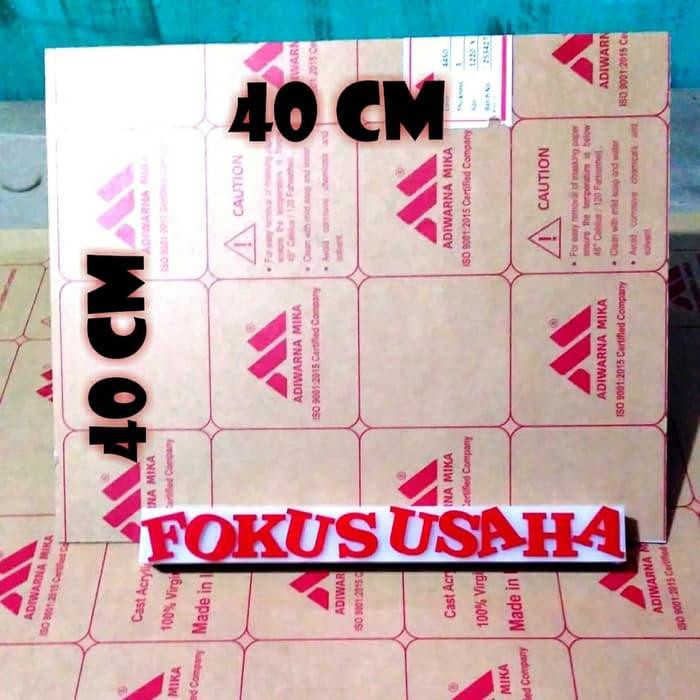 

Acrylic lembaran 3mm - Putih perkakas