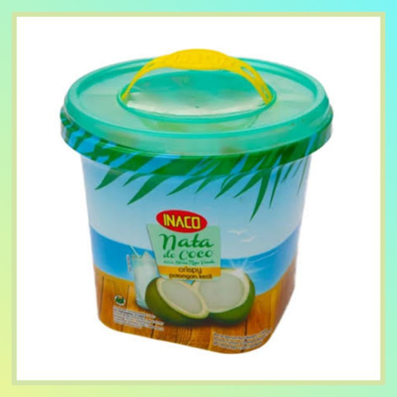 

Inaco Nata De Coco Crispy dengan Potongan Besar 1 kg